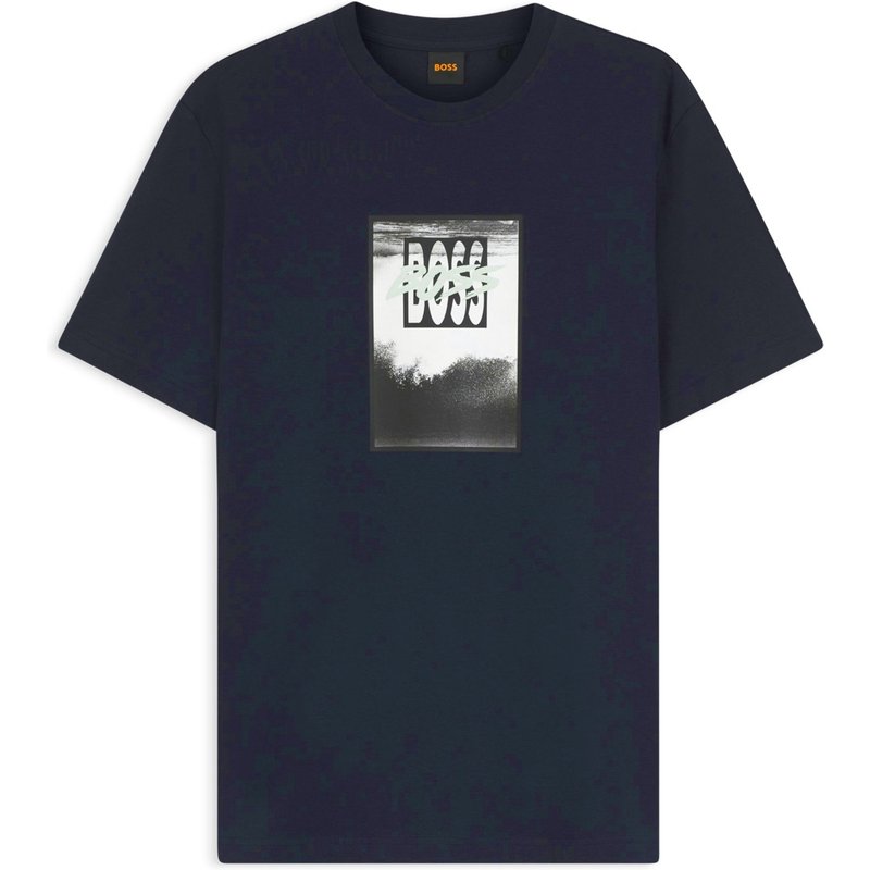BOSS ORANGE Softes T-Shirt mit BOSS-Frontprint