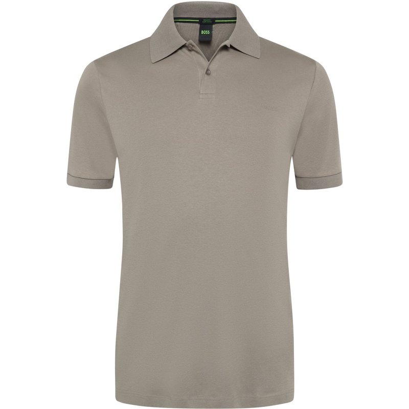 BOSS Glattes Poloshirt aus Baumwolle in Jersey-Qualität