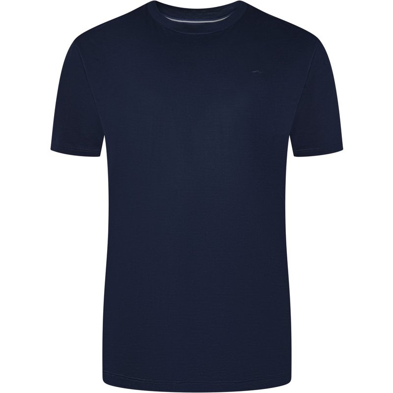Paul & Shark Unifarbenes T-Shirt aus merzerisierter Baumwolle