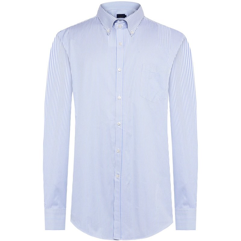Paul & Shark Hemd in Twill-Qualität mit Streifen und Button-Down-Kragen