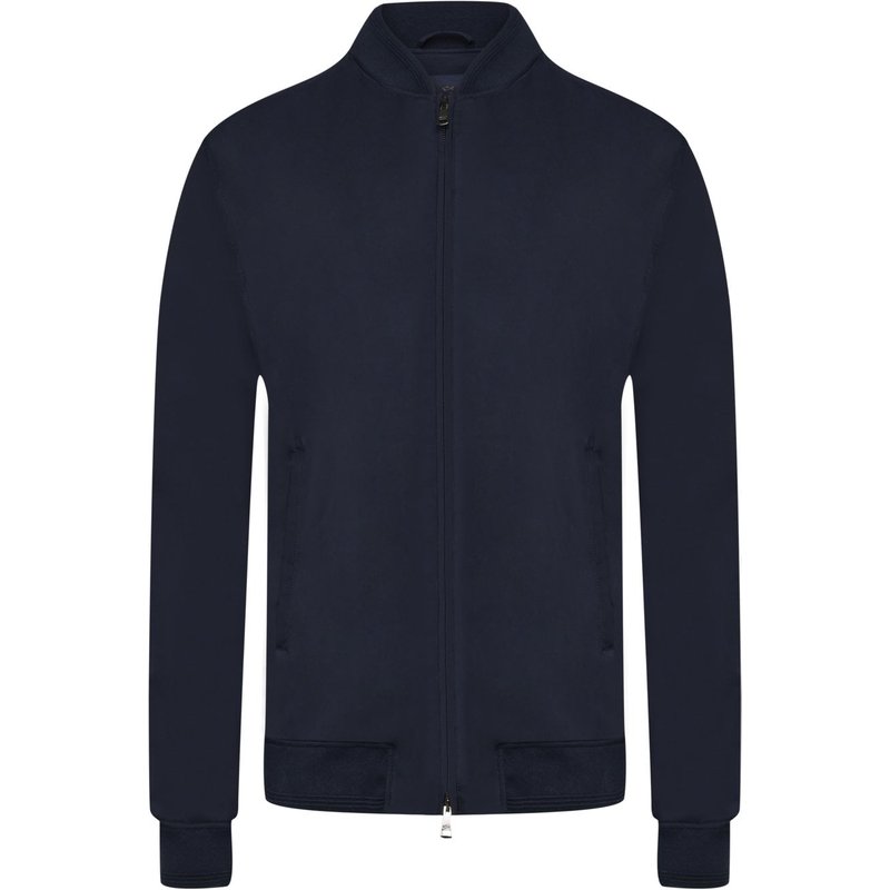 Paul & Shark Collegejacke mit Zip und Stehkragen