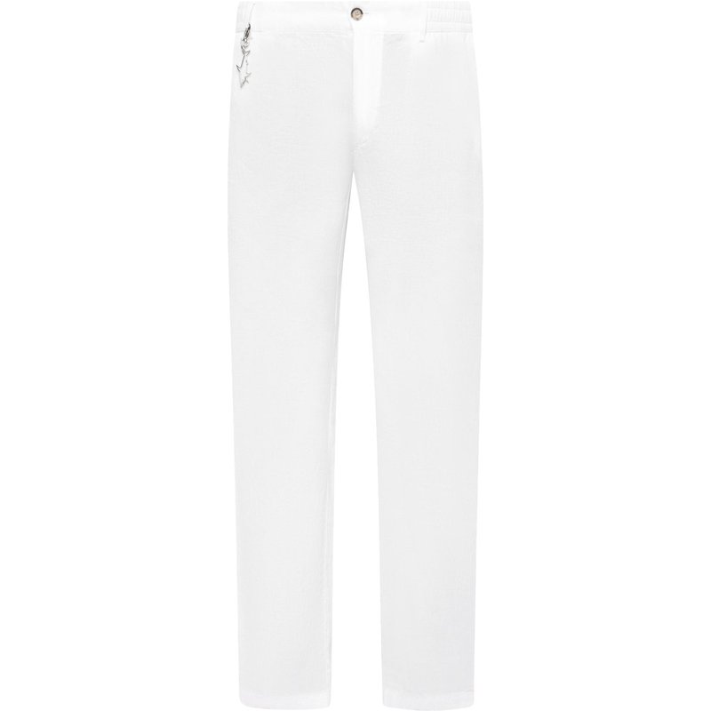 Paul & Shark Leichte Leinenhose mit elastischem Bund