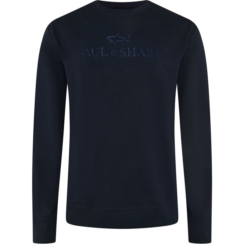Paul & Shark Sweatshirt aus einem Baumwolle-Lyocell-Mix