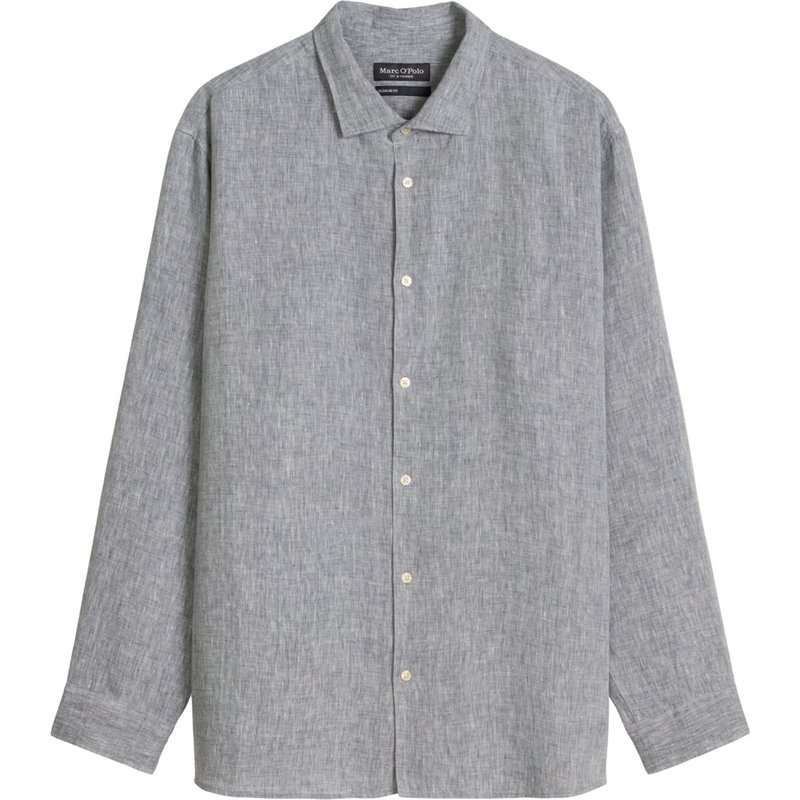 Marc O'Polo Leinenhemd mit feiner Struktur, Regular Fit