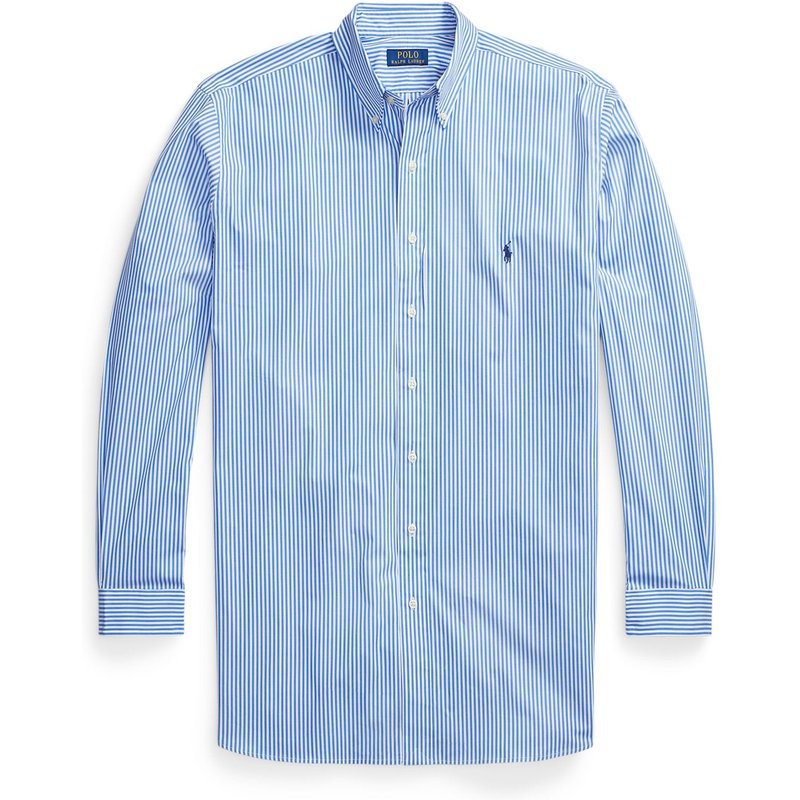 Polo Ralph Lauren Leichtes Stretch-Hemd mit Streifen und Pony-Stickerei