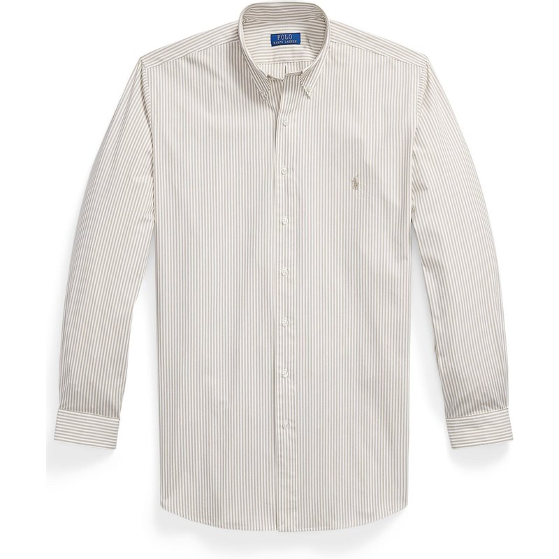 Polo Ralph Lauren Gestreiftes Stretch-Hemd in Popeline-Qualität mit Pony-Stickerei
