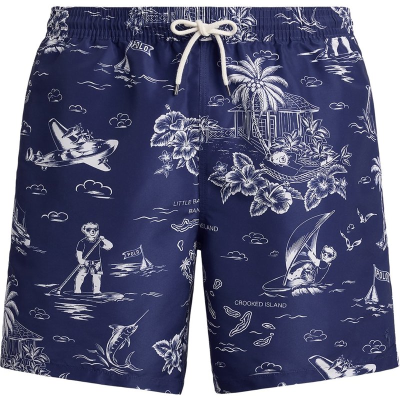 Polo Ralph Lauren Badehose mit Print und Logo-Stickerei