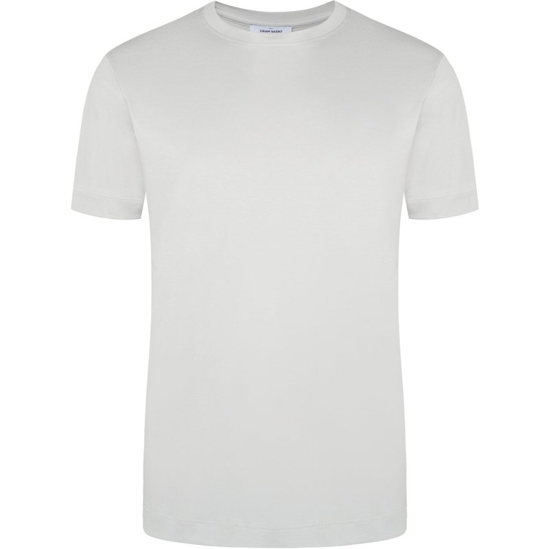 Gran Sasso Glattes T-Shirt aus Baumwolle in Jersey-Qualität