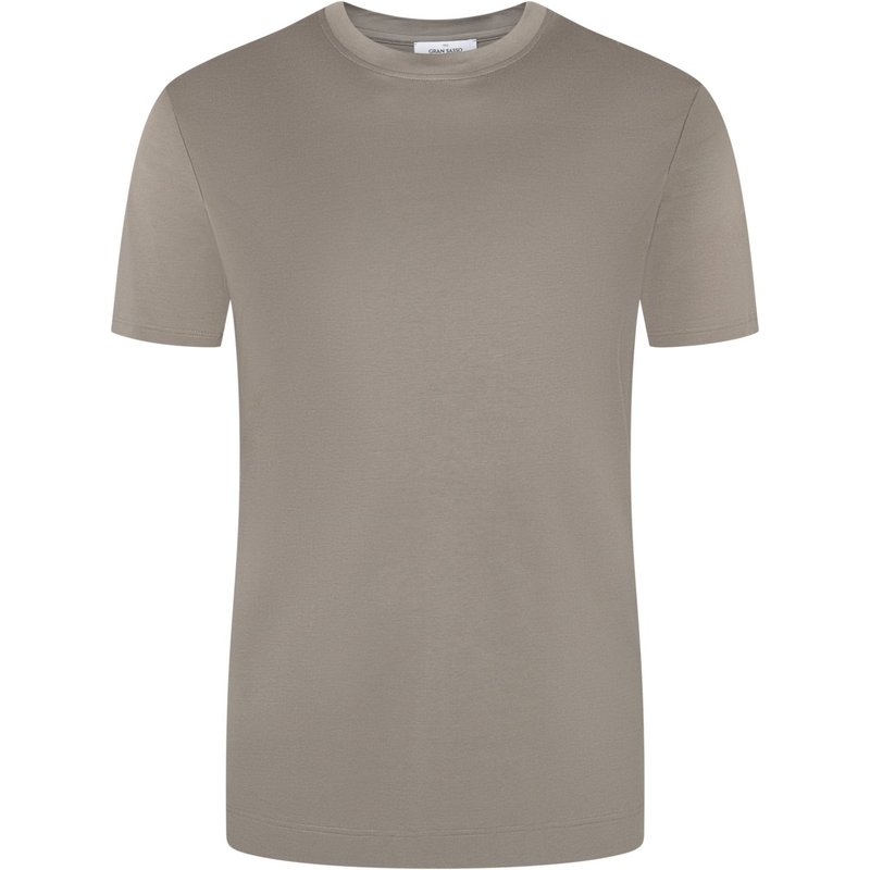 Gran Sasso Glattes T-Shirt aus Baumwolle in Jersey-Qualität