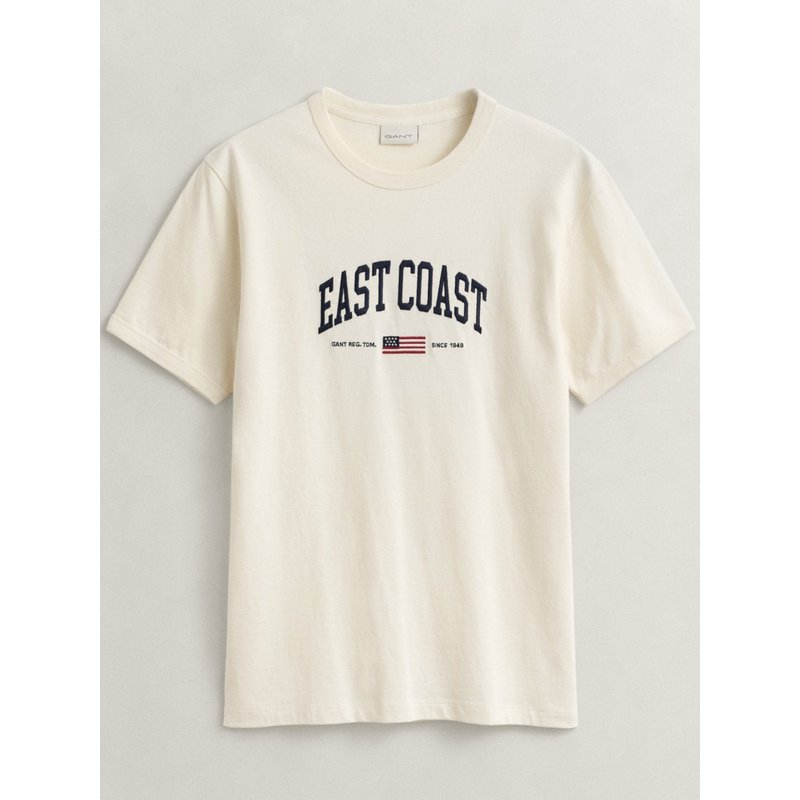 Gant T-Shirt aus Baumwolle mit Stickereien