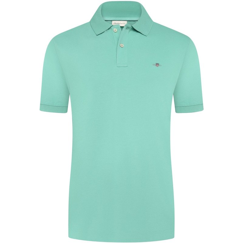 Gant Piqué-Poloshirt aus Baumwolle mit Label-Stickerei, Regular Fit