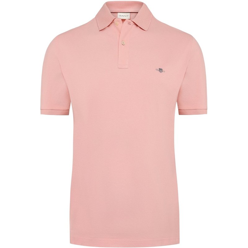 Gant Piqué-Poloshirt aus Baumwolle mit Label-Stickerei, Regular Fit