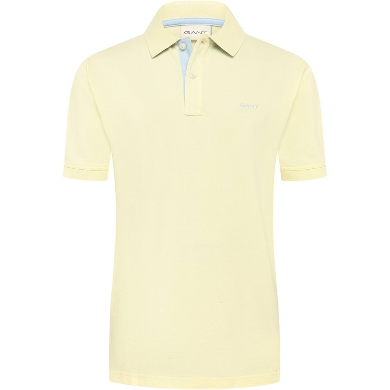 Gant Piqué-Poloshirt mit Kontrastakzenten und Stretch, Regular Fit