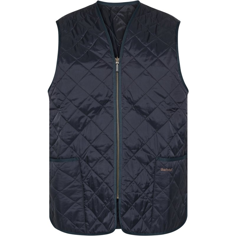 Barbour Gesteppte Weste mit Tartan-Innenfutter