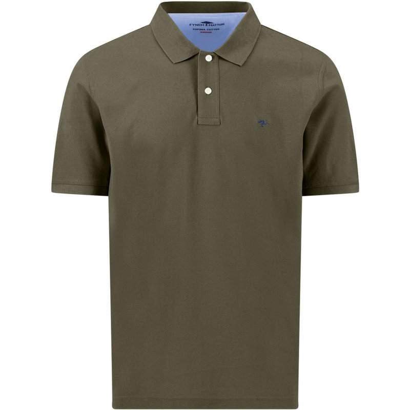 Fynch-Hatton Piqué-Poloshirt aus Baumwolle mit Logo-Stickerei