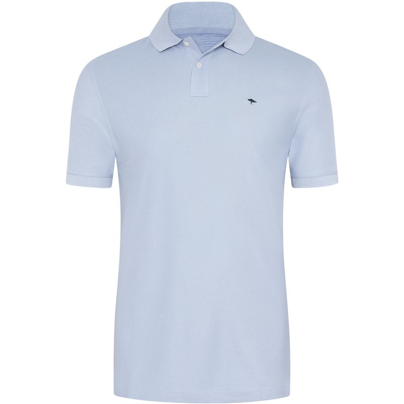 Fynch-Hatton Extralanges Poloshirt aus Baumwolle mit Logo-Stickerei