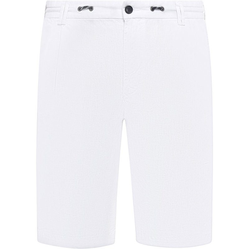 Tom Rusborg Leichte Shorts aus einem Leinen-Baummwoll-Mix