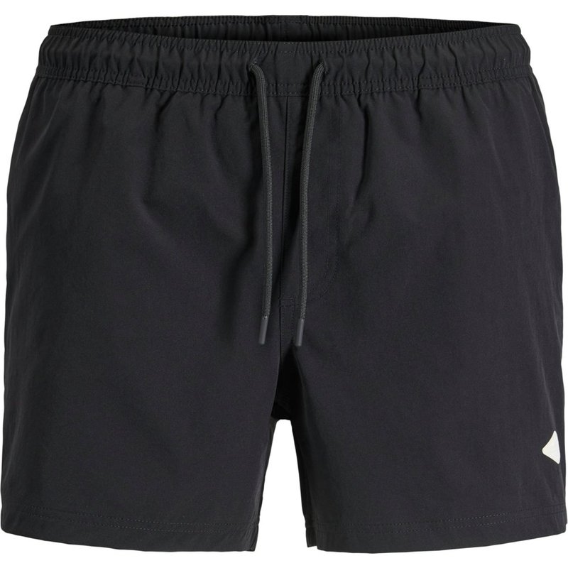 Jack & Jones Glatte Badeshorts mit elastischem Bund und Kordelzug