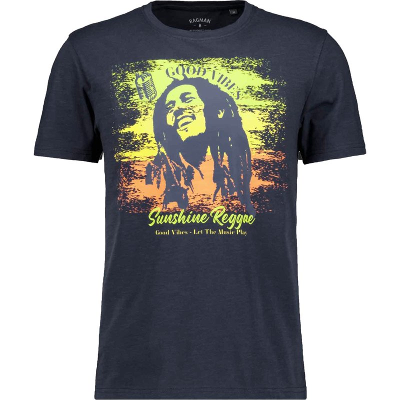 Ragman T-Shirt aus Baumwolle mit Musiker-Print