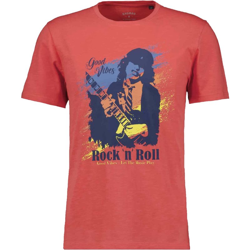 Ragman T-Shirt aus Baumwolle mit Musiker-Print