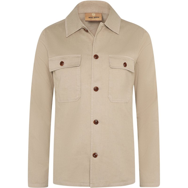 MOS MOSH Gallery Softes Overshirt aus einem Leinenmix, Extralang