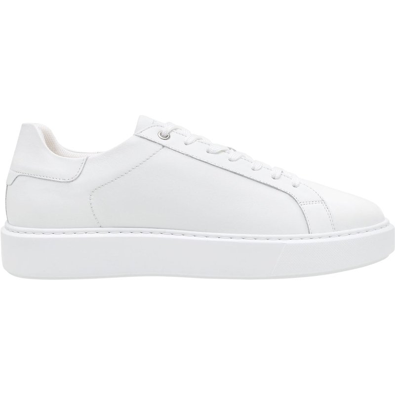 Marc O'Polo Low Top Sneaker aus Glattleder mit geprägtem Logo