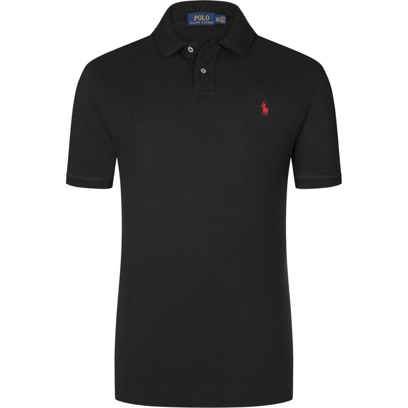 Polo Ralph Lauren Piqué-Poloshirt mit kleiner Poloreiter-Stickerei