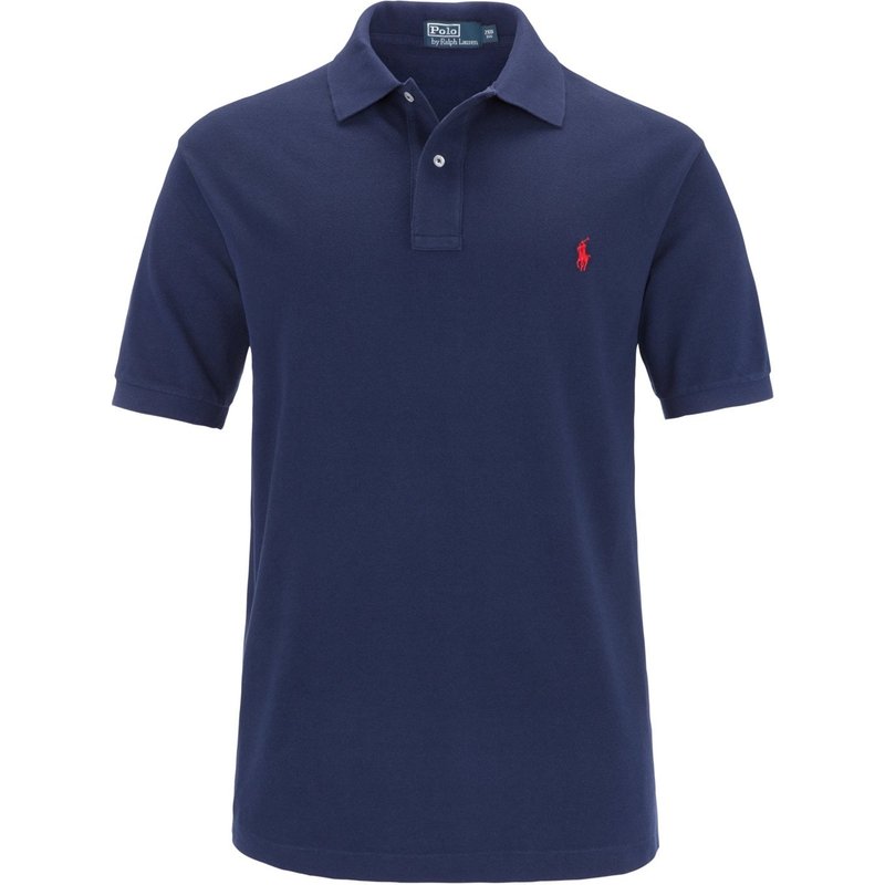 Polo Ralph Lauren Piqué-Poloshirt mit kleiner Poloreiter-Stickerei