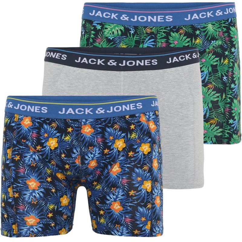Jack & Jones 3er Pack Boxer-Trunks in unterschiedlichen Mustern