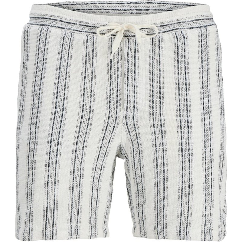 Jack & Jones Strukturierte Bermudashorts mit Streifenmuster aus Baumwolle