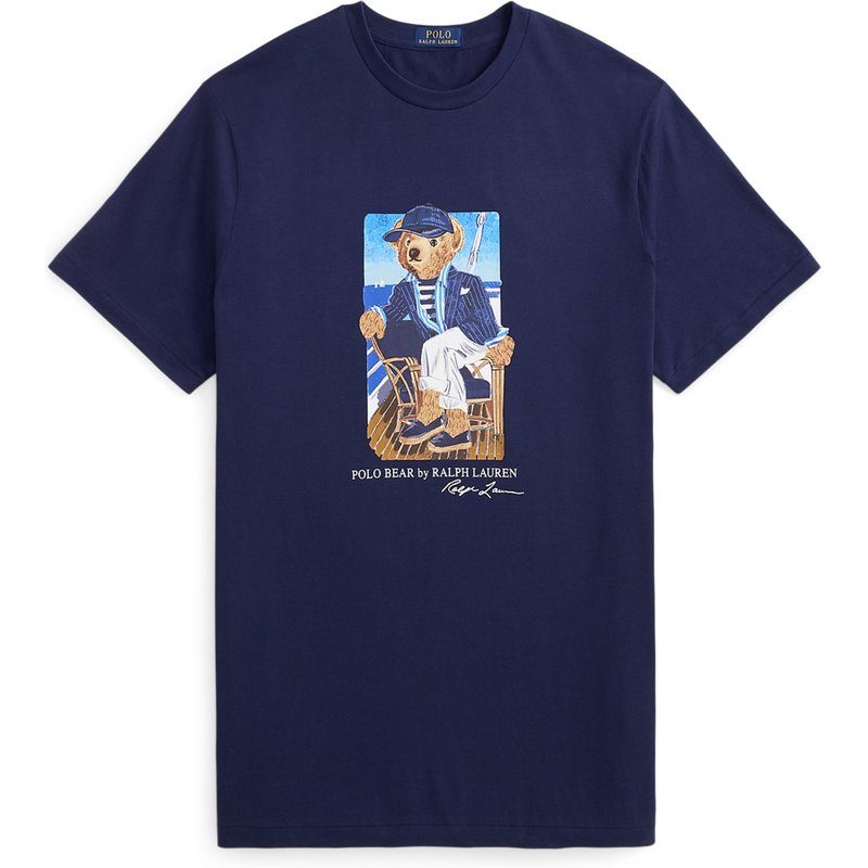 Polo Ralph Lauren Softes T-Shirt mit Polo Bear-Print