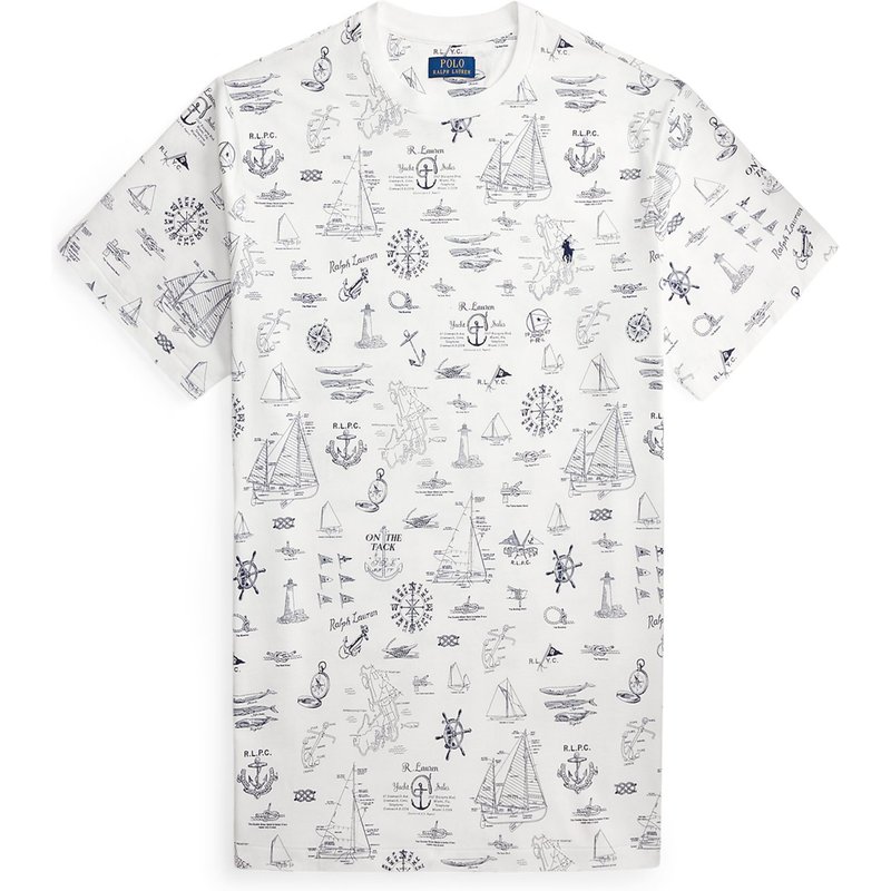 Polo Ralph Lauren T-Shirt mit Segelboot-Motiven