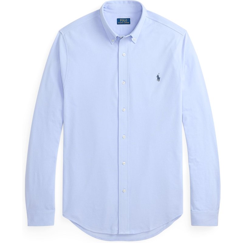 Polo Ralph Lauren Hemd aus einem leichten Baumwoll-Mesh mit Pony-Stickerei