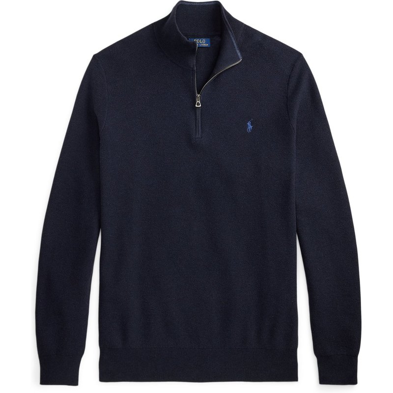Polo Ralph Lauren Troyer aus einem Baumwoll-Piqué mit Pony-Stickerei