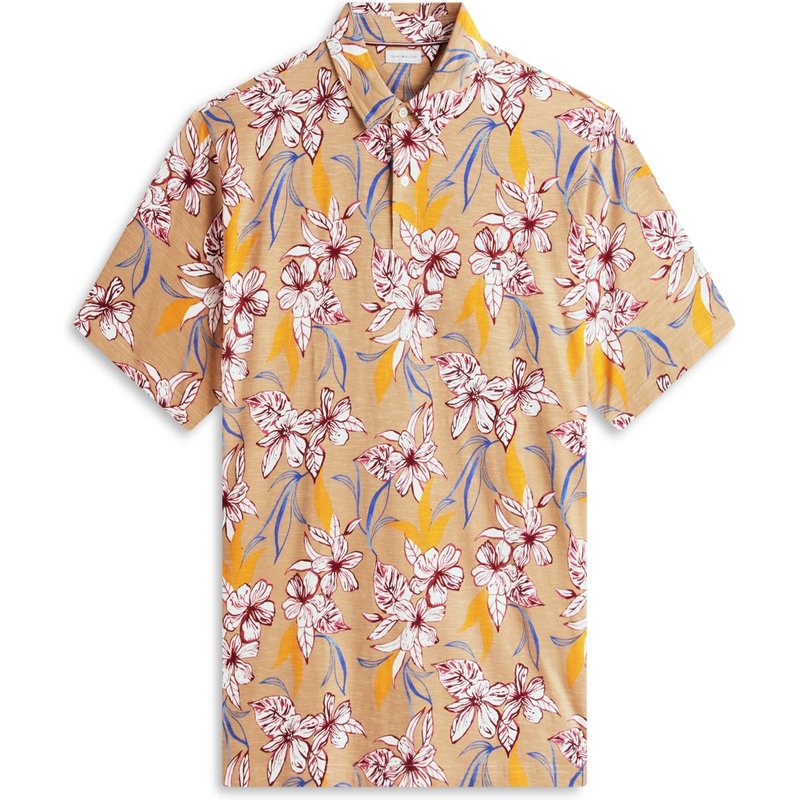 Tommy Hilfiger Jersey-Poloshirt mit floralem Print, Regular Fit