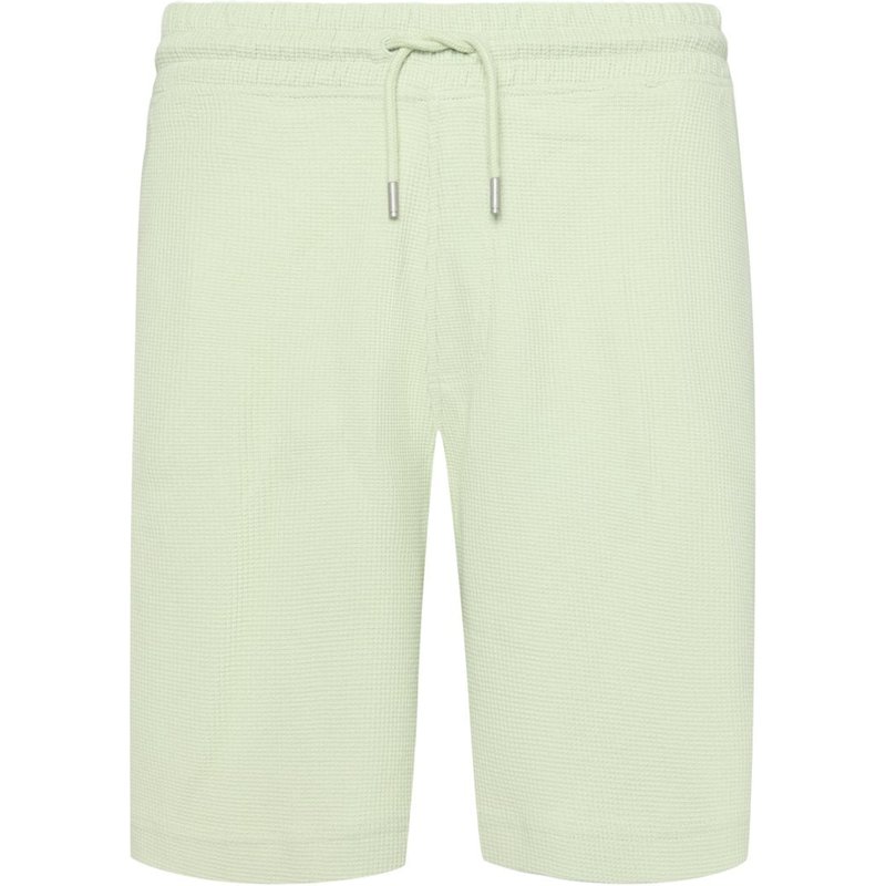 BOSS ORANGE Bermudashorts aus einem Baumwolle-Lyocell-Mix in Waffelstruktur