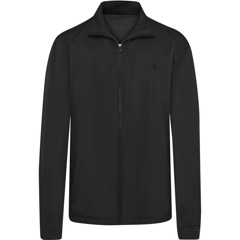 BOSS Leichter Nylon-Blouson mit Zip und Umlegekragen