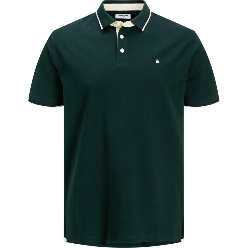 Jack & Jones Softes Poloshirt aus Baumwolle mit Streifenakzenten