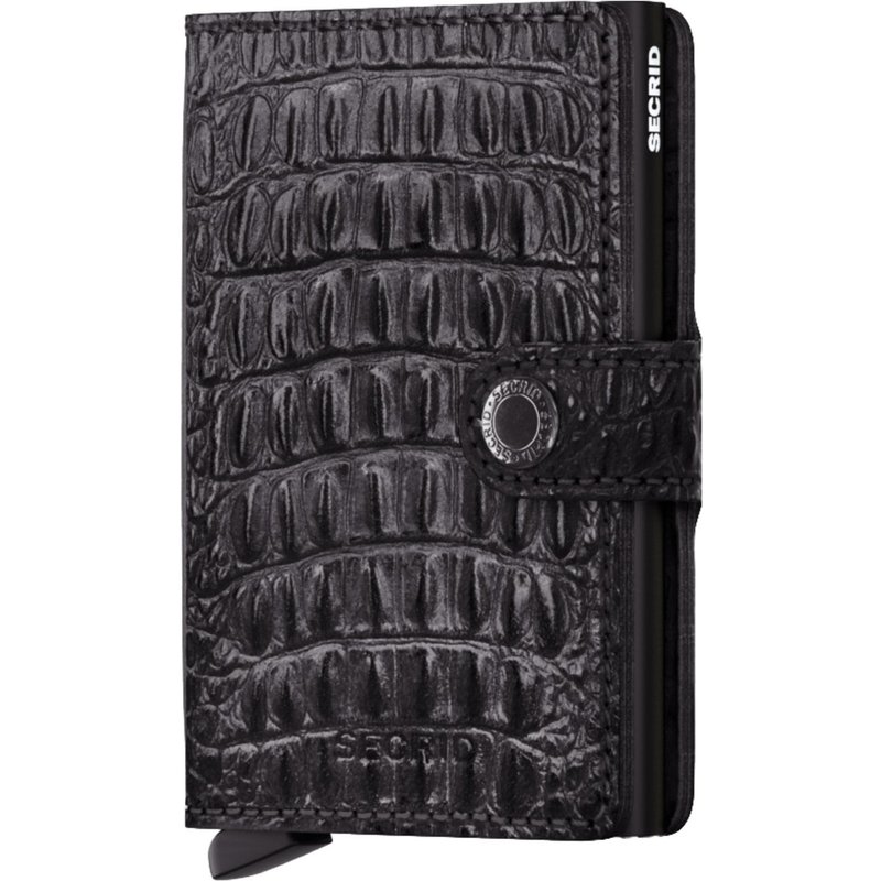 Secrid Geldbeutel aus genarbten Leder mit Cardprotector