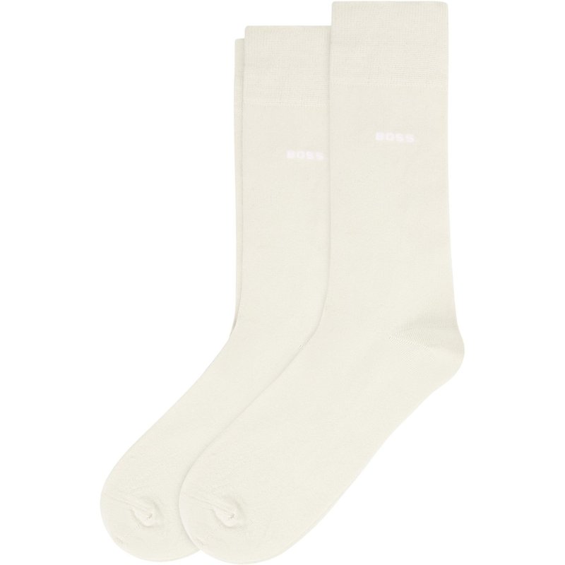 BOSS 2er Pack mittelhoher Socken aus elastischem Baumwoll-Mix