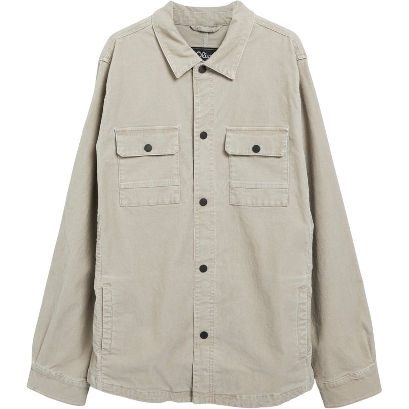 s.Oliver Extralanges Overshirt mit Brusttaschen und Stretch