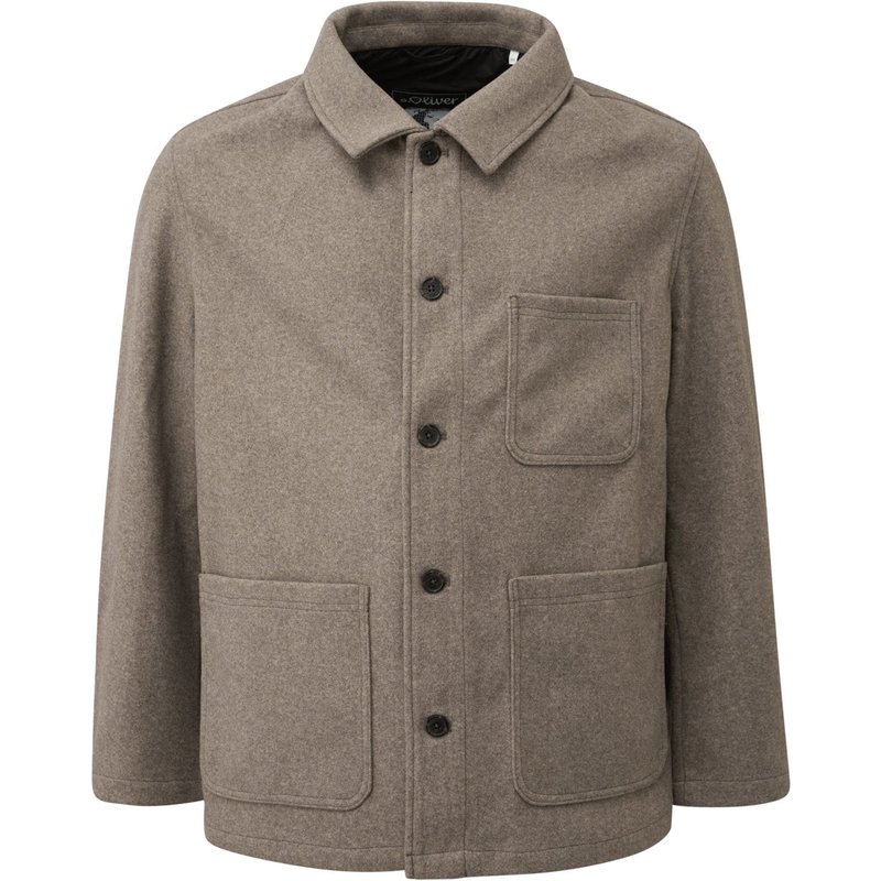 s.Oliver Extralanges Overshirt aus einem soften Woll-Mix