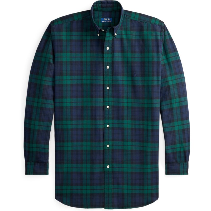 Polo Ralph Lauren Oxfordhemd mit Blackwatch-Muster und Logo-Stickerei