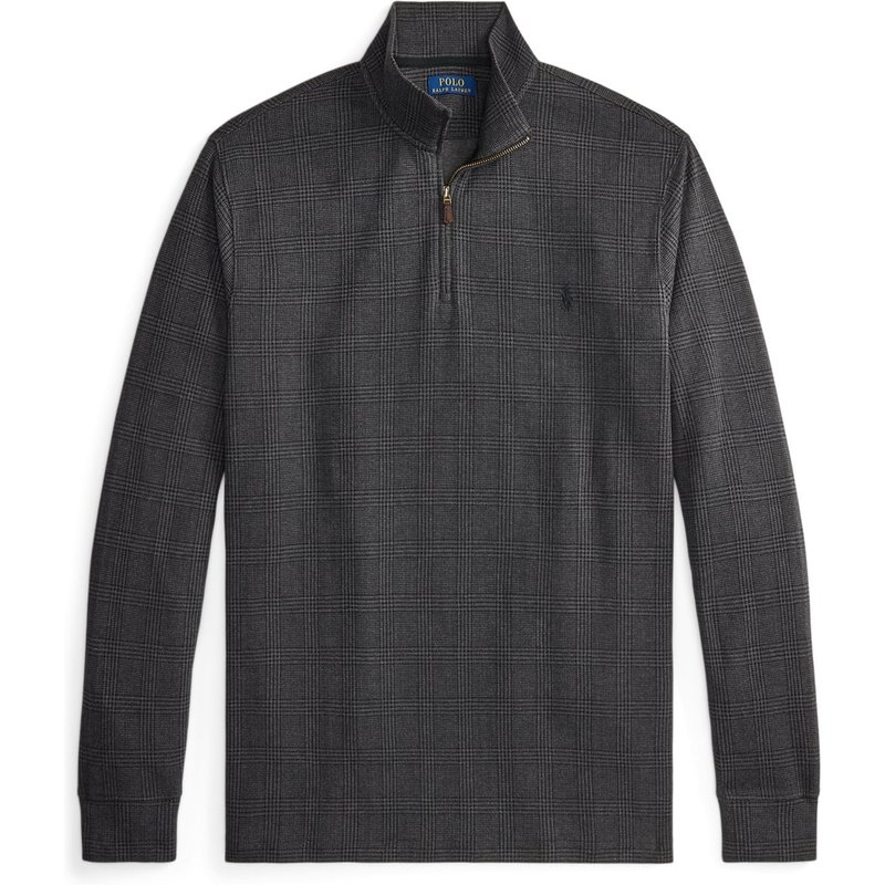 Polo Ralph Lauren Sweat-Troyer mit Logo-Stickerei und Check-Muster