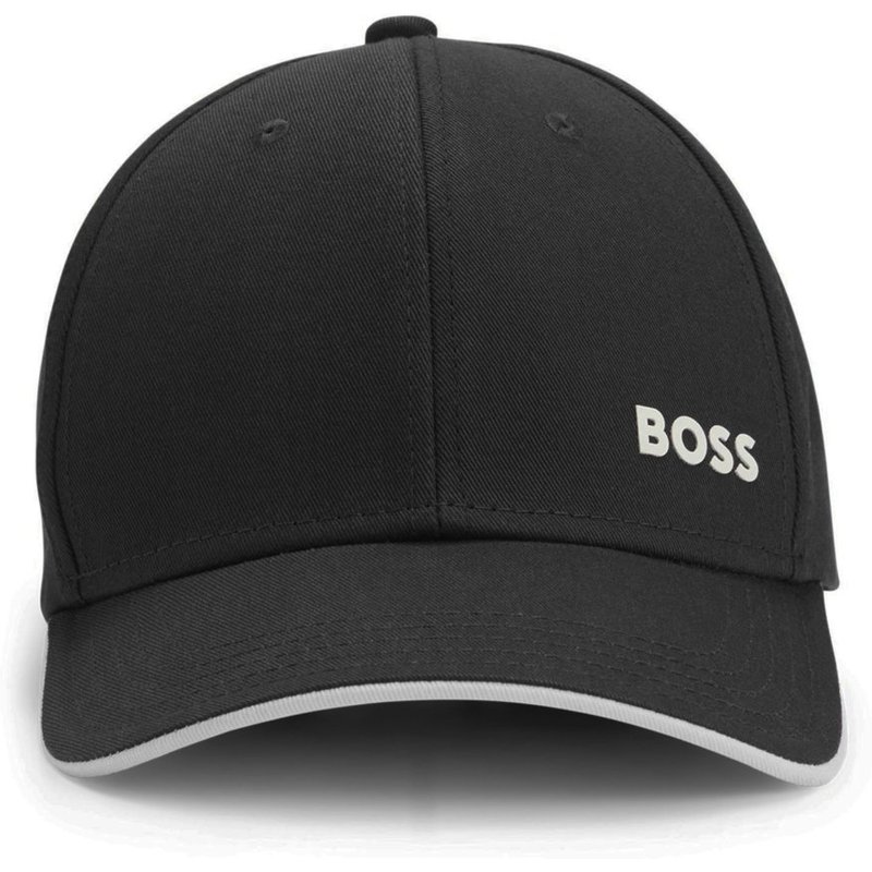 BOSS GREEN Cap aus Baumwolle mit gummiertem Label-Schriftzug