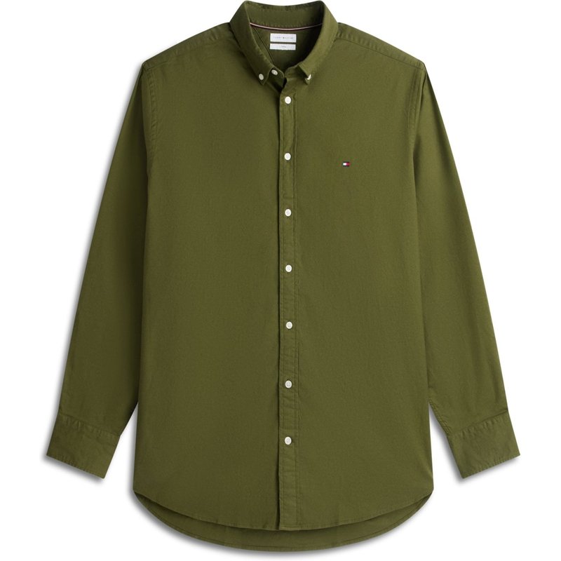 Tommy Hilfiger Leichtes Flanellhemd mit Stretchanteil, Regular Fit