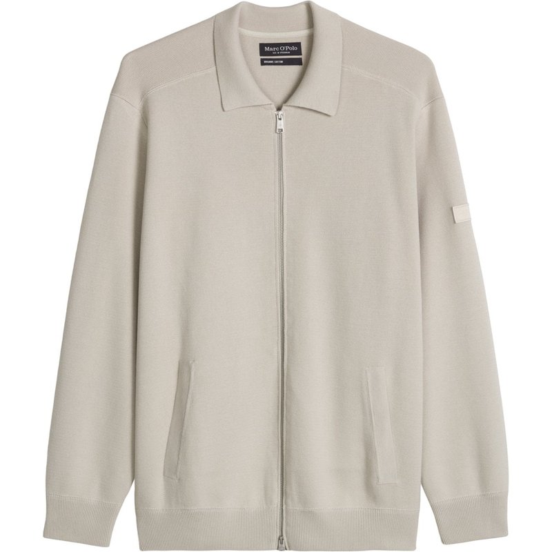 Marc O'Polo Strickjacke aus zertifizierter Bio-Baumwolle mit Zip