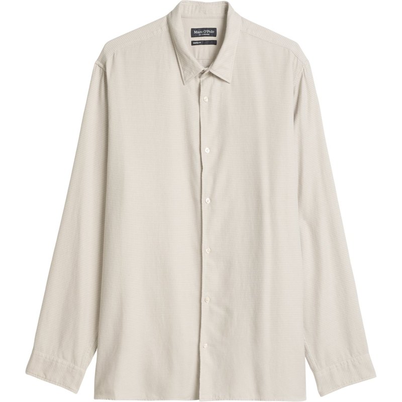 Marc O'Polo Flanellhemd aus Baumwolle und Lyocell, Shaped Fit