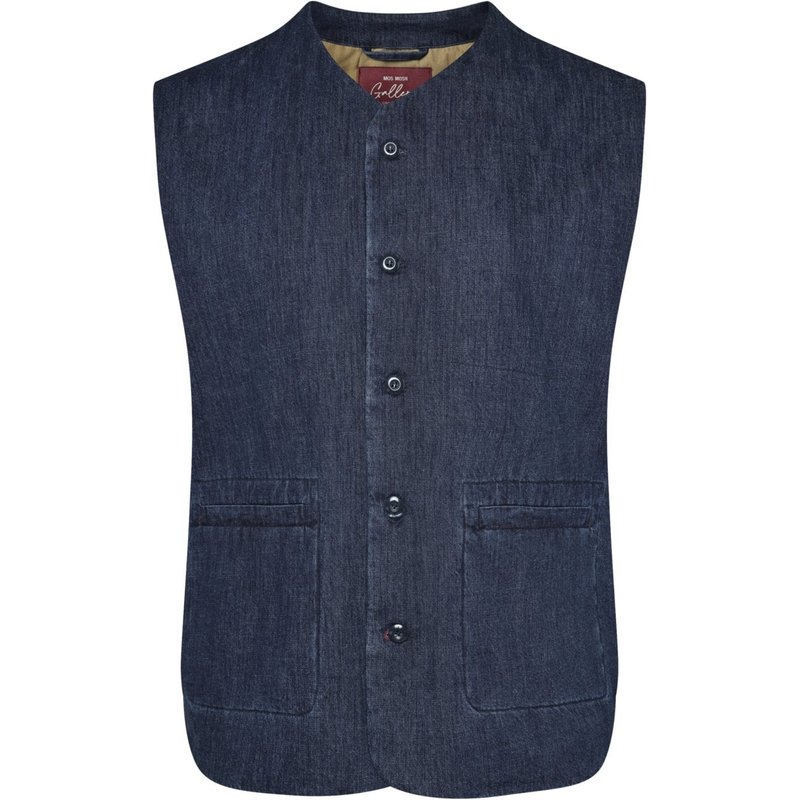 MOS MOSH Gallery Denim Weste aus Baumwolle
