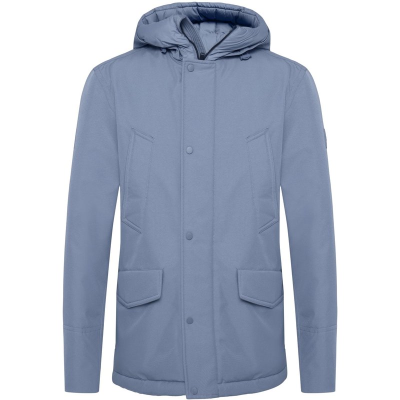 BOSS ORANGE Wasserabweisender Parka mit Steppinnenfutter